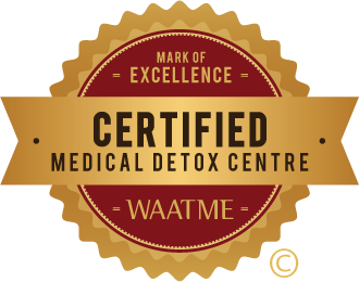 World Association of Addiction Treatment Mark of Excellence Certified Medical Detox Centre Seal
