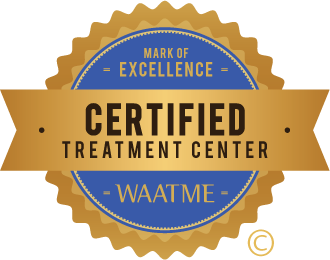 World Association of Addiction Treatment Mark of Excellence Certified Treatment Center Seal